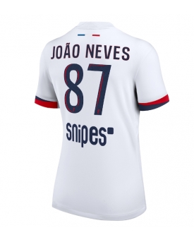 Billige Fotballdrakt Paris Saint-Germain Joao Neves #87 Replika Bortedrakt Dame 2025-26 Kortermet Billige Fotballdrakt Paris Saint-Germain Joao Neves #87 Replika Bortedrakt Dame 2025-26 Kortermet